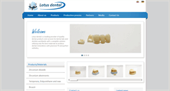 Desktop Screenshot of lotus-dental.com